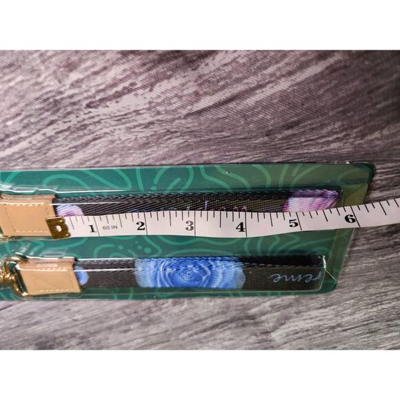 *5 for $25* EcoVision‎ 2 Pack Keychain Lanyard Wristlet Floral Inspire Me - Picture 6 of 7